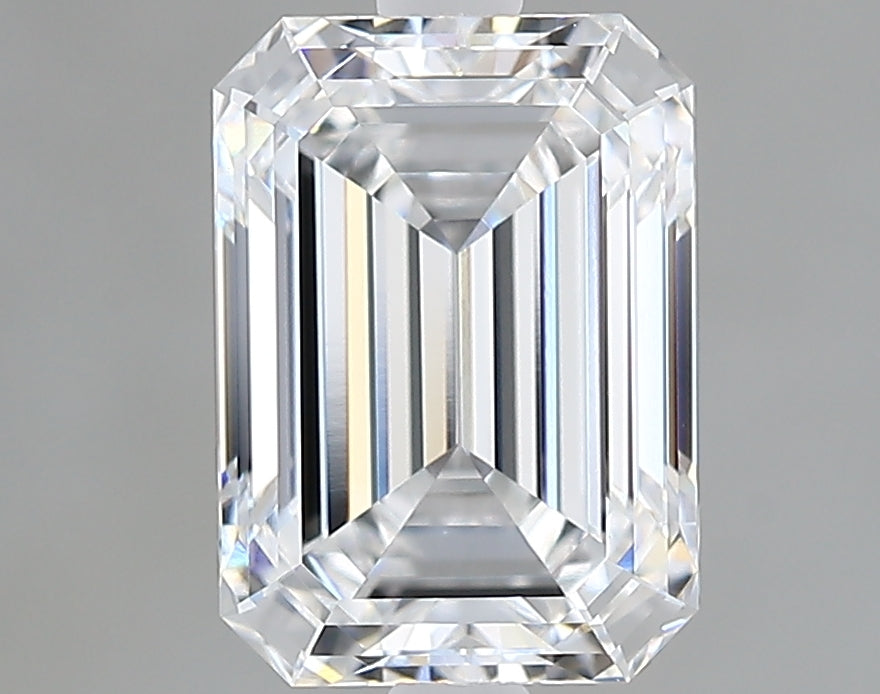 Lab-Grown 2.01 Carat Emerald Cut Diamond color D Clarity VVS2 With GIA Certificate, precious stones, engagement diamonds