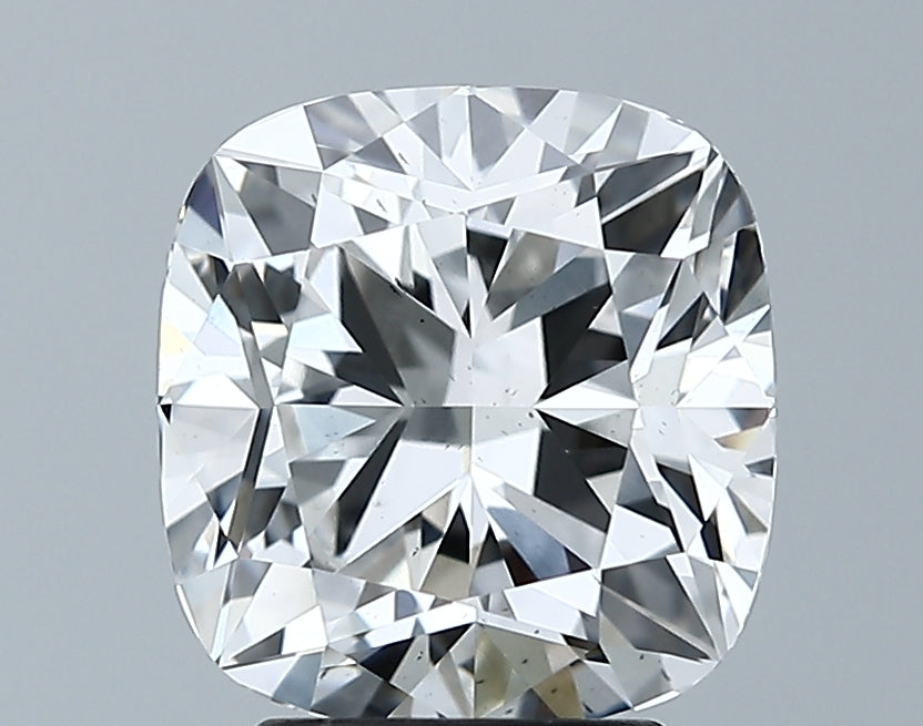 Lab-Grown 3.21 Carat Square Cushion Cut Diamond color E Clarity VS2 With GIA Certificate, precious stones, engagement diamonds