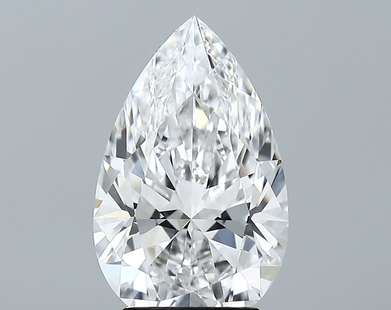 Lab-Grown 2.94 Carat Pear Shape Diamond color D Clarity VVS1 With GIA Certificate, precious stones, engagement diamonds