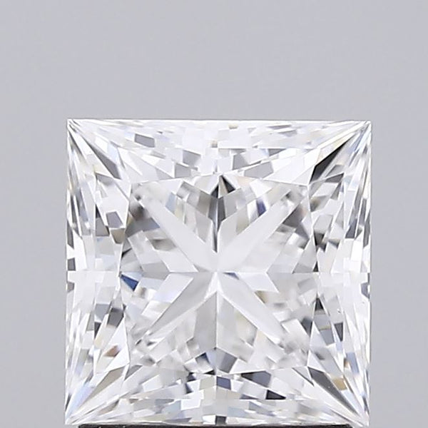 Lab-Grown 1.78 Carat Princess Cut Diamond color E Clarity VS1 With GIA Certificate, precious stones, engagement diamonds