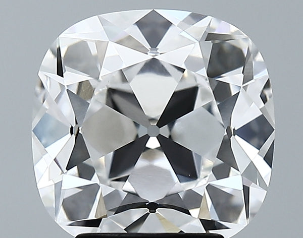 Lab-Grown 3.70 Carat Antique Cushion Cut Diamond color E Clarity VVS2 With GIA Certificate, precious stones, engagement diamonds