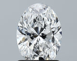 Lab-Grown 1.26 Carat Oval Shape Diamond color D Clarity VS1 With GIA Certificate, precious stones, engagement diamonds