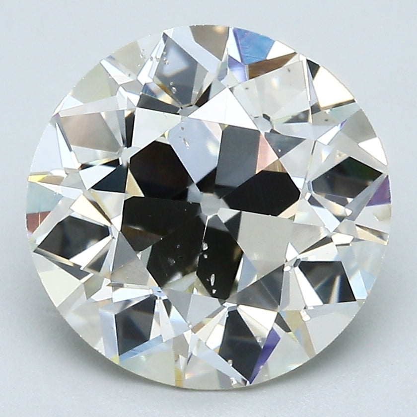 4.04 Carat Old European Cut Diamond color L Clarity SI2, natural diamonds, precious stones, engagement diamonds