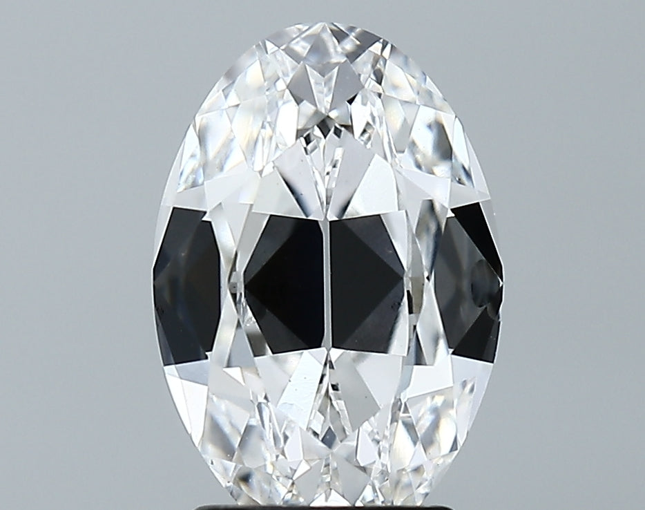 Lab-Grown 2.88 Carat Antique Oval Shape Diamond color E Clarity VS2 With GIA Certificate, precious stones, engagement diamonds