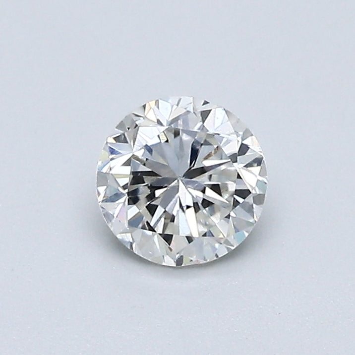 0.57 Carat Round Brilliant Natural Mined Diamond H Color SI1 Clarity With GIA Certificate, natural diamonds, precious stones, engagement diamonds