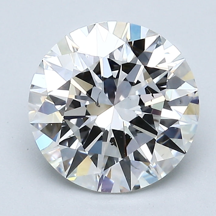 2.21 Carat Round Brilliant Natural Mined Diamond F Color SI1 Clarity With GIA Certificate, natural diamonds, precious stones, engagement diamonds