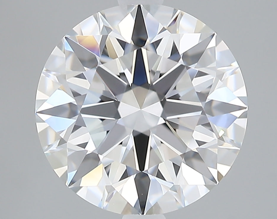 Lab-Grown 2.93 Carat Round Brilliant Diamond color E Clarity VVS2, precious stones, engagement diamonds
