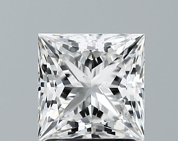 Lab-Grown 1.63 Carat Princess Cut Diamond color F Clarity VS1 With GIA Certificate, precious stones, engagement diamonds