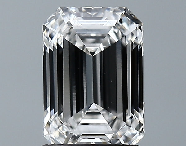 Lab-Grown 1.50 Carat Emerald Cut Diamond color F Clarity VVS2, precious stones, engagement diamonds