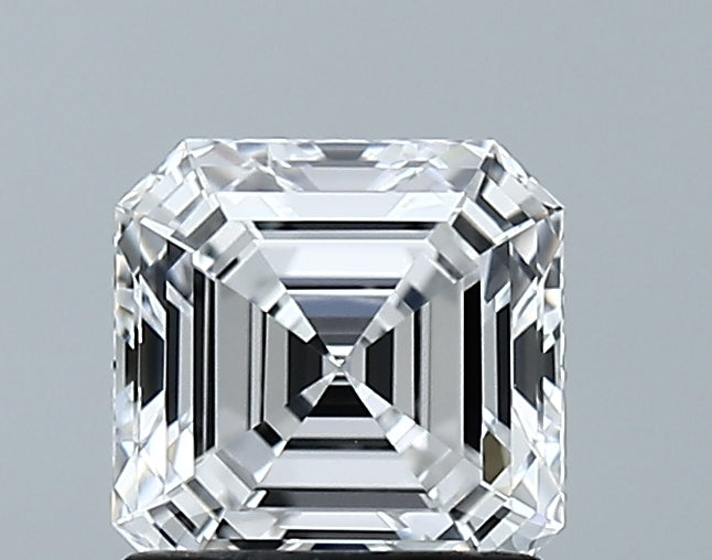 Lab-Grown 1.32 Carat Asscher Cut Diamond color D Clarity VS1 With GIA Certificate, precious stones, engagement diamonds