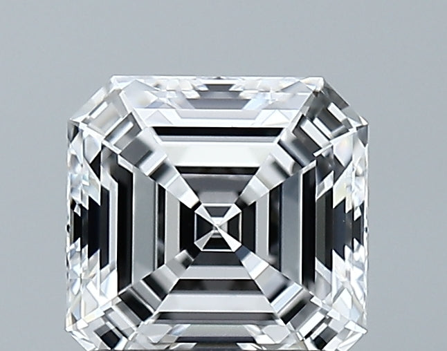 Lab-Grown 1.49 Carat Asscher Cut Diamond color D Clarity IF With GIA Certificate, precious stones, engagement diamonds