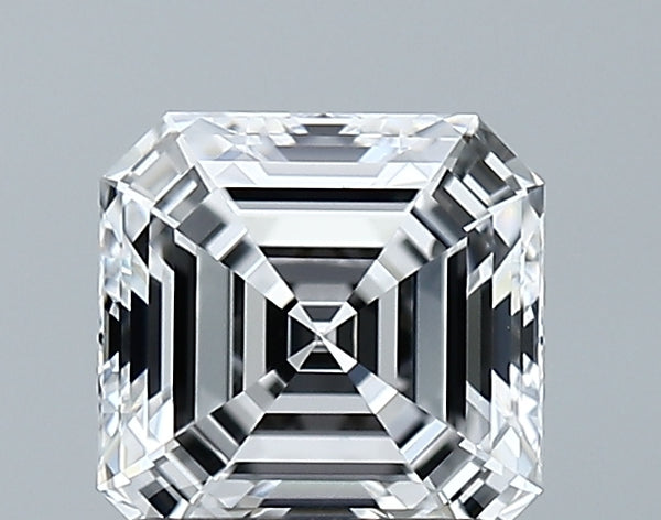 Lab-Grown 1.49 Carat Asscher Cut Diamond color D Clarity IF With GIA Certificate, precious stones, engagement diamonds