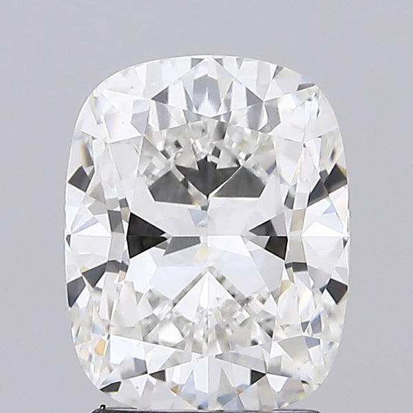 Lab-Grown 2.18 Carat Cushion Modified Brilliant Cut Diamond color G Clarity VS1 With GIA Certificate, precious stones, engagement diamonds