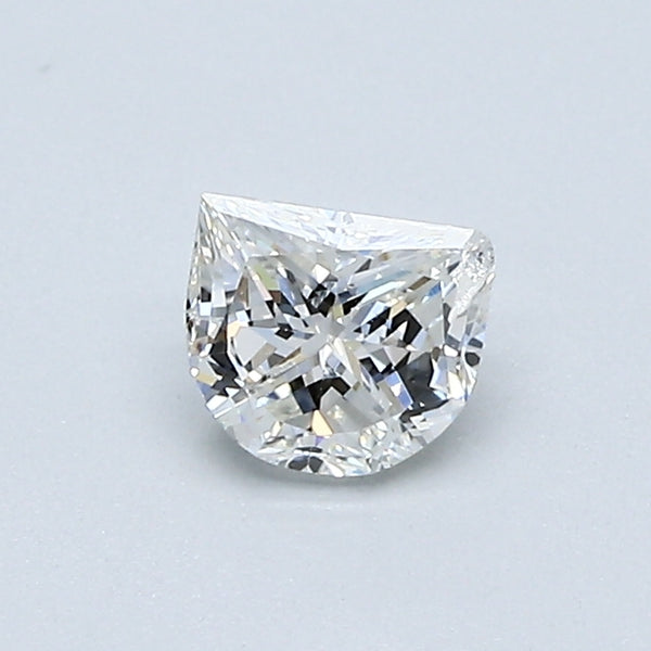 0.37 Carat Half Moon Shape Diamond color G Clarity VVS1, natural diamonds, precious stones, engagement diamonds