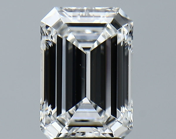 Lab-Grown 3.12 Carat Emerald Cut Diamond color E Clarity VVS2, precious stones, engagement diamonds