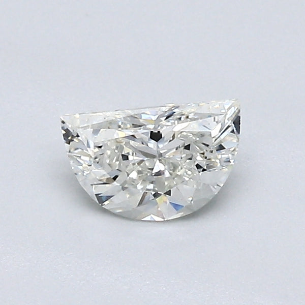 0.38 Carat Half Moon Shape Diamond color J Clarity SI1, natural diamonds, precious stones, engagement diamonds