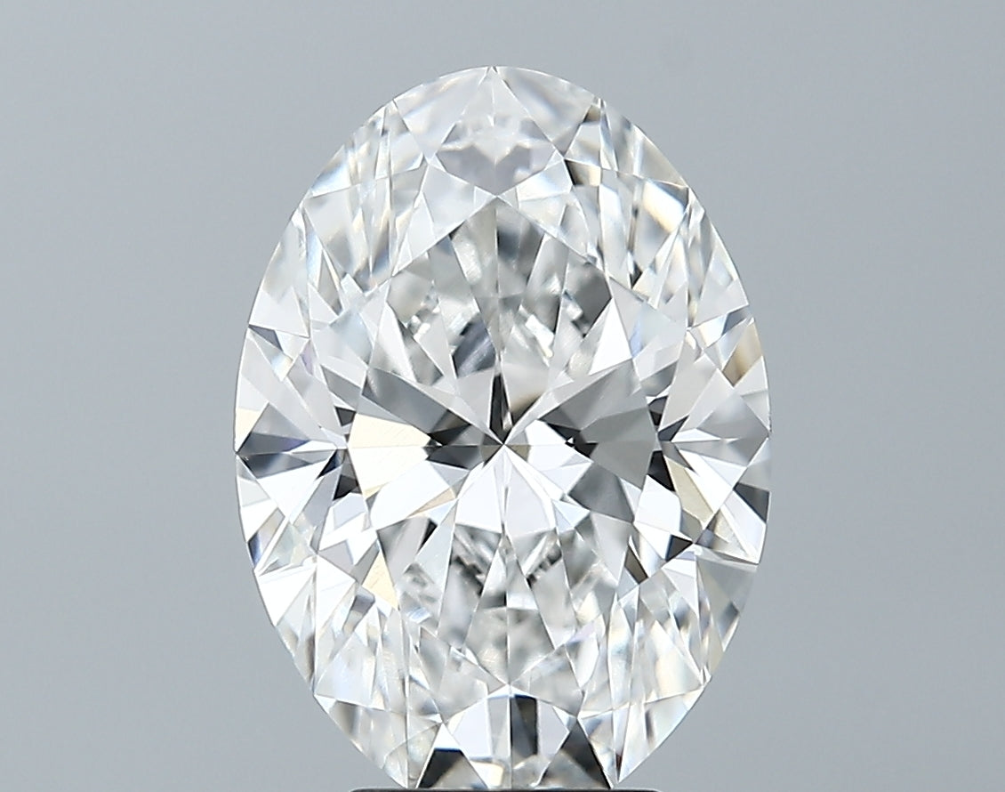 Lab-Grown 4.14 Carat Oval Shape Diamond color F Clarity VVS2 With GIA Certificate, precious stones, engagement diamonds