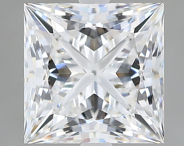 Lab-Grown 3.05 Carat Princess Cut Diamond color D Clarity VVS2 With GIA Certificate, precious stones, engagement diamonds