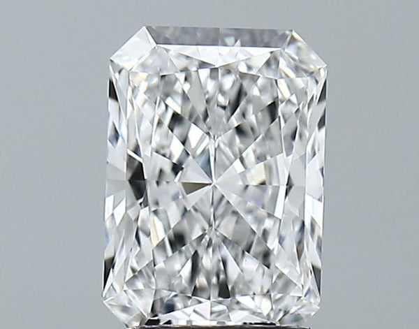 Lab-Grown 1.58 Carat Radiant Cut Diamond color D Clarity VVS1, precious stones, engagement diamonds