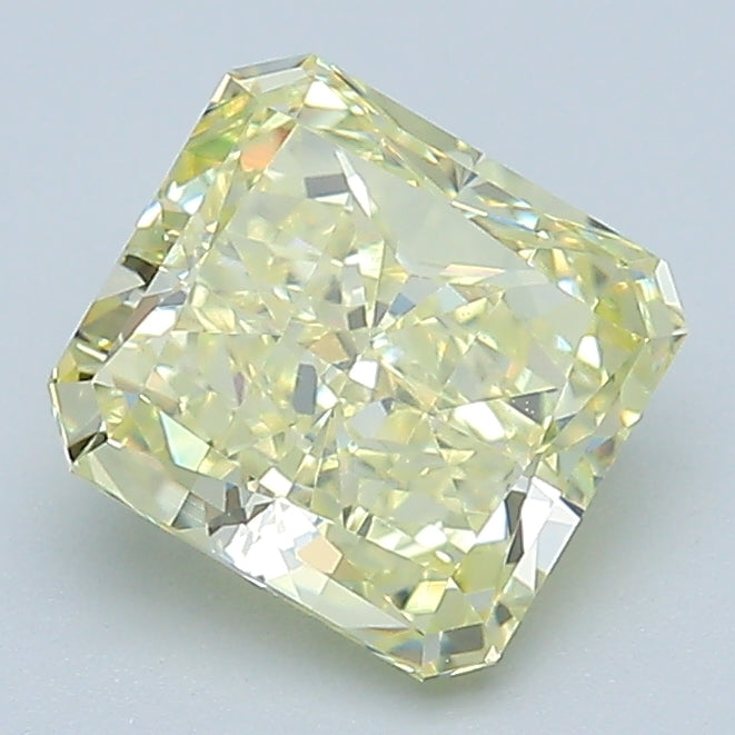 1.58 Carat Radiant Cut Diamond color Fancy Light  Yellow Clarity VS1, natural diamonds, precious stones, engagement diamonds