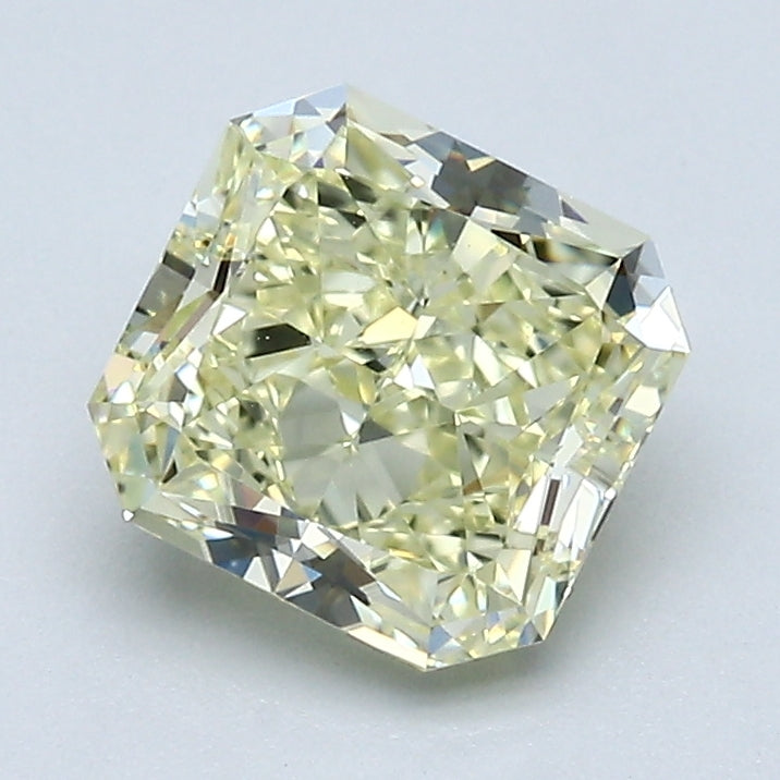 1.55 Carat Radiant Cut Diamond color Fancy Light  Yellow Clarity VVS1, natural diamonds, precious stones, engagement diamonds