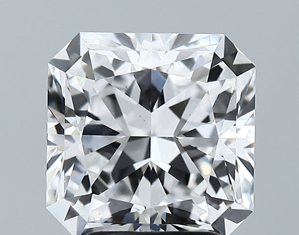 Lab-Grown 3.19 Carat Square Radiant Cut Diamond color D Clarity VS2 With GIA Certificate, precious stones, engagement diamonds