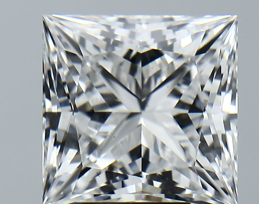 Lab-Grown 5.26 Carat Princess Cut Diamond color E Clarity VS1, precious stones, engagement diamonds