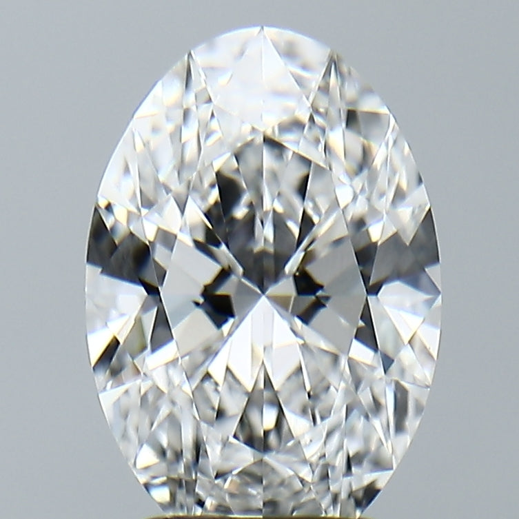 Lab-Grown 2.60 Carat Oval Shape Diamond color E Clarity VVS2, precious stones, engagement diamonds
