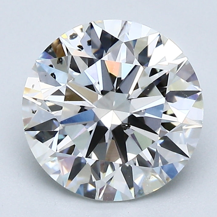 2.05 Carat Round Brilliant Natural Mined Diamond H Color SI2 Clarity With GIA Certificate, natural diamonds, precious stones, engagement diamonds