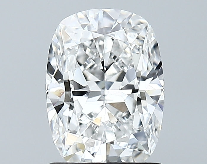 Lab-Grown 1.38 Carat Cushion Modified Brilliant Cut Diamond color E Clarity VVS2 With GIA Certificate, precious stones, engagement diamonds