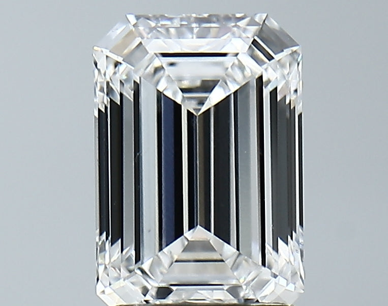 Lab-Grown 2.02 Carat Emerald Cut Diamond color D Clarity VVS2, precious stones, engagement diamonds