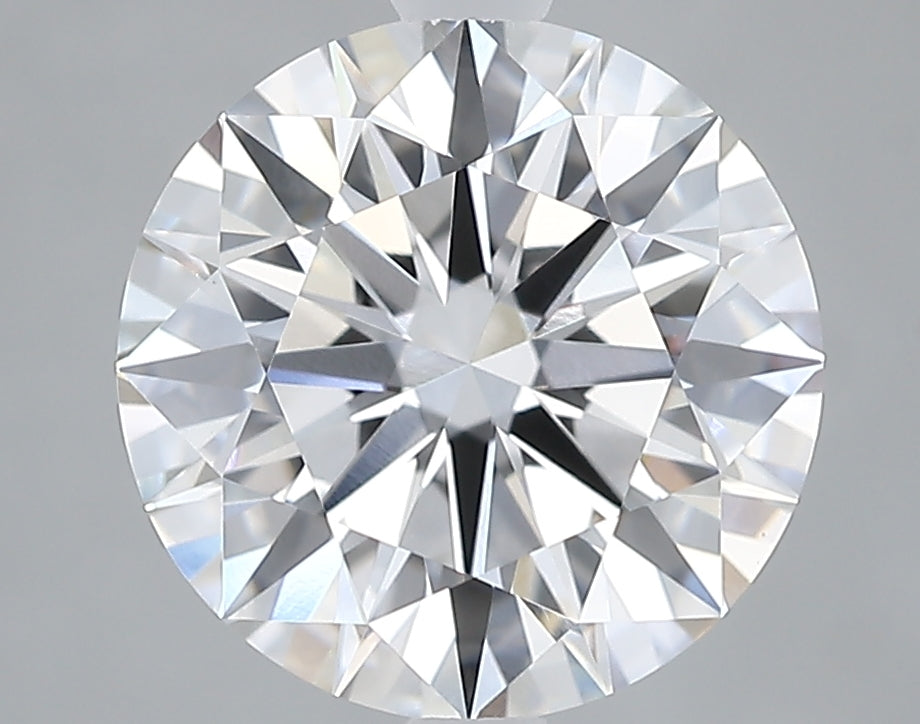 Lab-Grown 3.01 Carat Round Brilliant Diamond color D Clarity VS1, precious stones, engagement diamonds