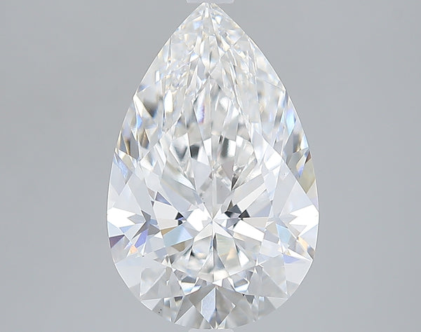 Lab-Grown 3.44 Carat Pear Shape Diamond color F Clarity VS1 With GIA Certificate, precious stones, engagement diamonds