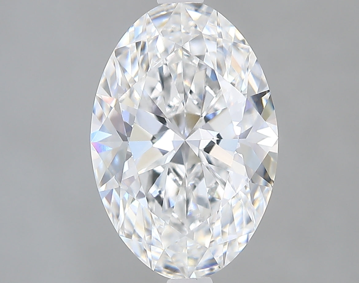 Lab-Grown 2.70 Carat Oval Shape Diamond color E Clarity VVS2 With GIA Certificate, precious stones, engagement diamonds