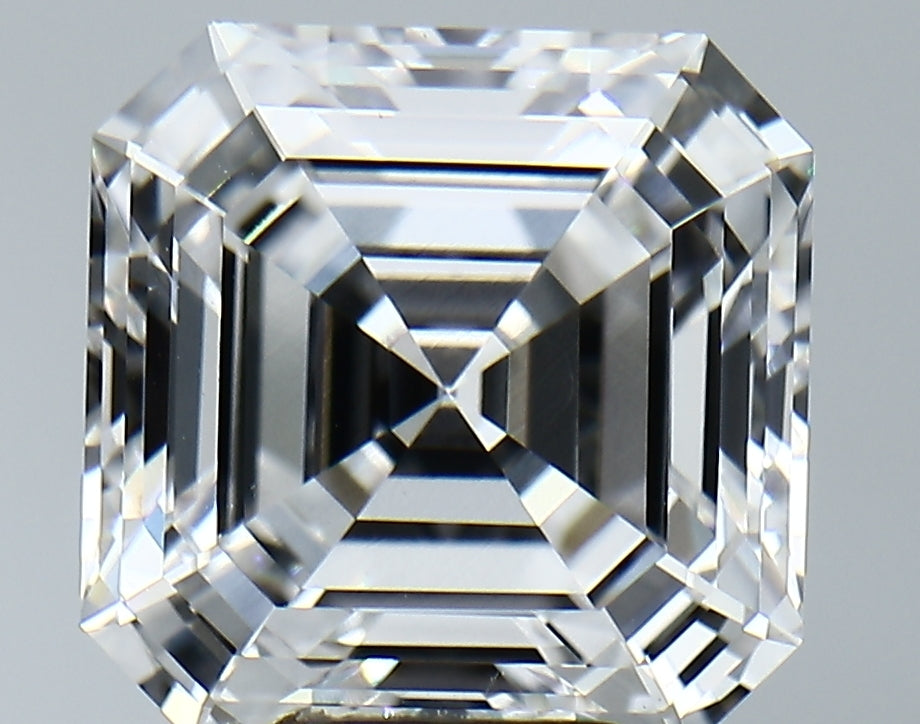 Lab-Grown 6.57 Carat Asscher Cut Diamond color E Clarity VVS2 With GIA Certificate, precious stones, engagement diamonds