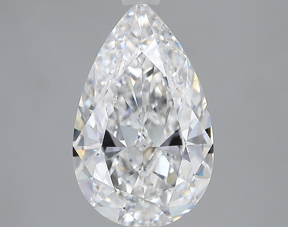 Lab-Grown 2.03 Carat Pear Shape Diamond color E Clarity VVS2, precious stones, engagement diamonds