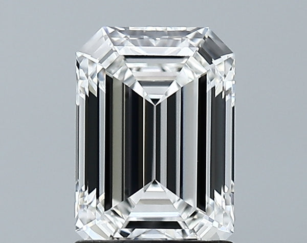 Lab-Grown 1.51 Carat Emerald Cut Diamond color F Clarity VVS1 With GIA Certificate, precious stones, engagement diamonds