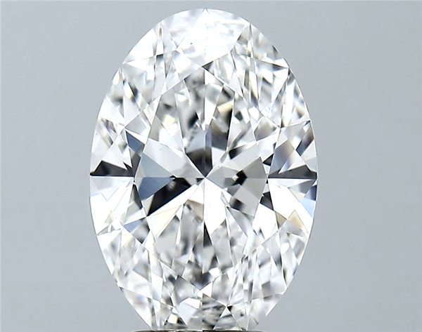 Lab-Grown 3.12 Carat Oval Shape Diamond color E Clarity VVS2, precious stones, engagement diamonds