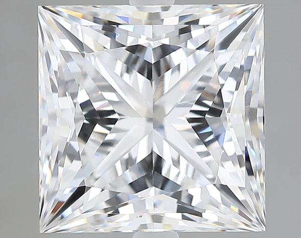 Lab-Grown 5.14 Carat Princess Cut Diamond color E Clarity VS1 With GIA Certificate, precious stones, engagement diamonds