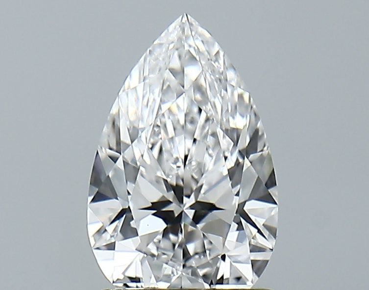 Lab-Grown 1.10 Carat Pear Shape Diamond color D Clarity VS1, precious stones, engagement diamonds