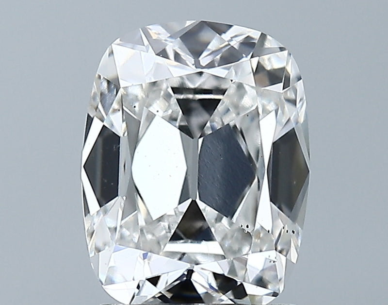 Lab-Grown 2.00 Carat Antique Cushion Cut Diamond color E Clarity SI1 With GIA Certificate, precious stones, engagement diamonds