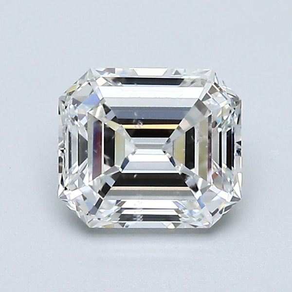 0.96 Carat Asscher Cut Natural Mined Diamond F Color SI1 Clarity With GIA Certificate, natural diamonds, precious stones, engagement diamonds