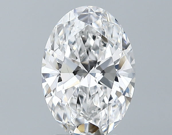 Lab-Grown 2.68 Carat Oval Shape Diamond color D Clarity VS2 With GIA Certificate, precious stones, engagement diamonds