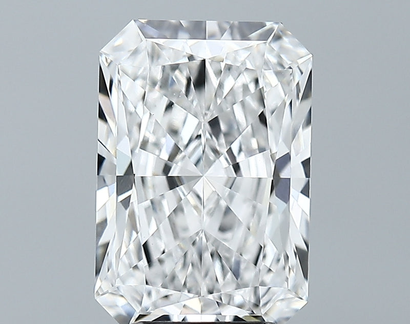 Lab-Grown 3.70 Carat Radiant Cut Diamond color D Clarity VVS2 With GIA Certificate, precious stones, engagement diamonds