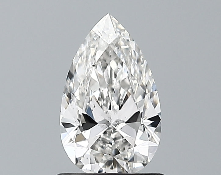 Lab-Grown 0.74 Carat Pear Shape Diamond color G Clarity SI1, precious stones, engagement diamonds