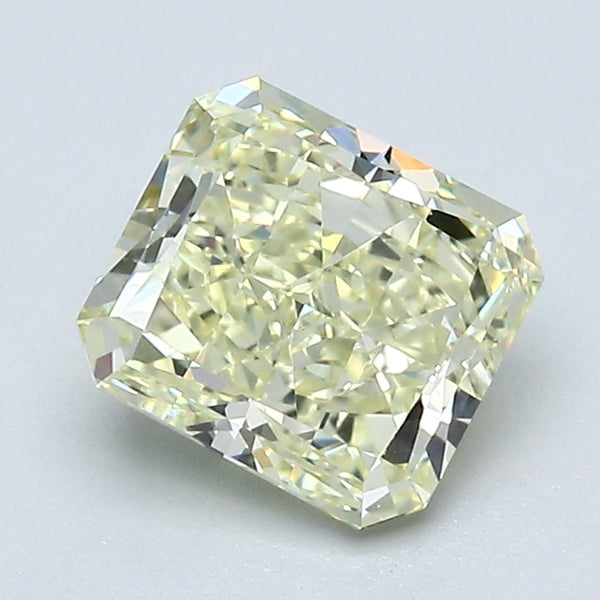 1.41 Carat Radiant Cut Natural Mined Diamond Fancy Light  Yellow Color VS1 Clarity With GIA Certificate, natural diamonds, precious stones, engagement diamonds