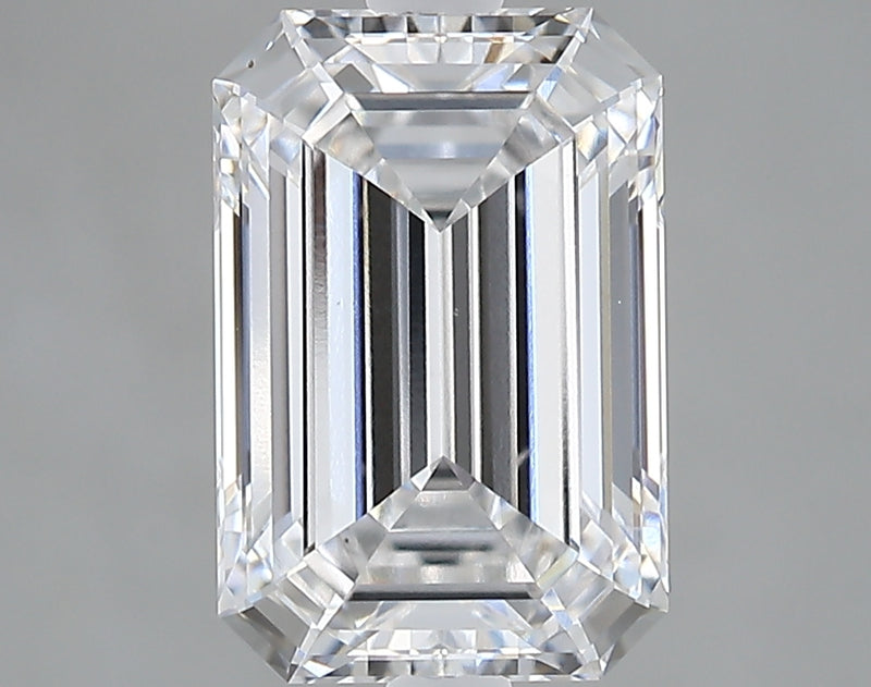 Lab-Grown 2.70 Carat Emerald Cut Diamond color E Clarity VVS2, precious stones, engagement diamonds