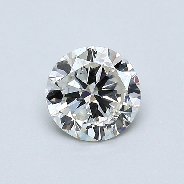 0.52 Carat Round Brilliant Natural Mined Diamond J Color SI2 Clarity With GIA Certificate, natural diamonds, precious stones, engagement diamonds