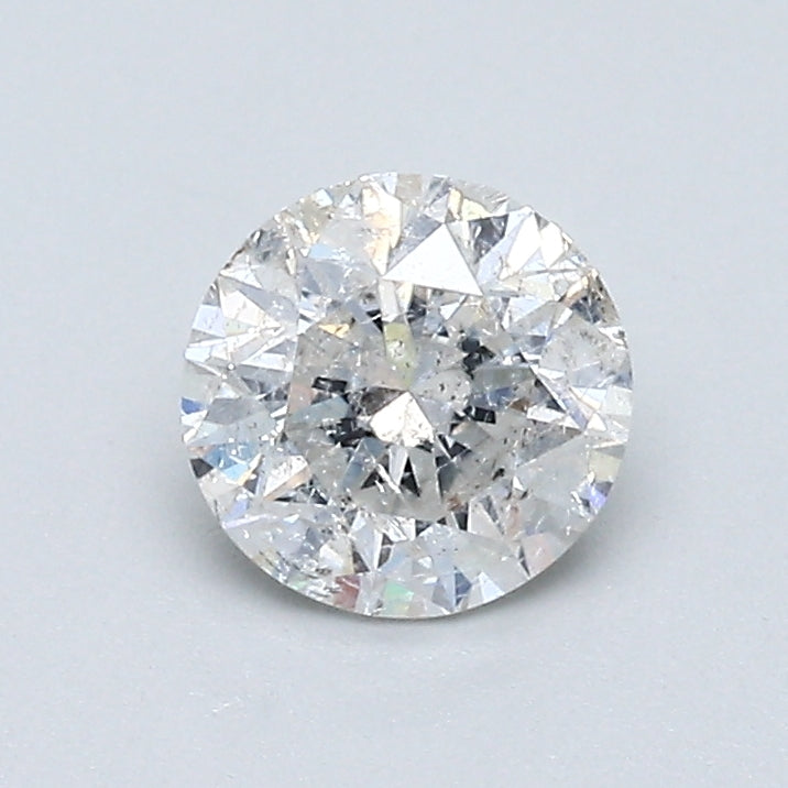 0.73 Carat Round Brilliant Natural Mined Diamond G Color I3 Clarity With GIA Certificate, natural diamonds, precious stones, engagement diamonds