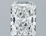 Lab-Grown 2.60 Carat Radiant Cut Diamond color E Clarity VVS1 With GIA Certificate, precious stones, engagement diamonds